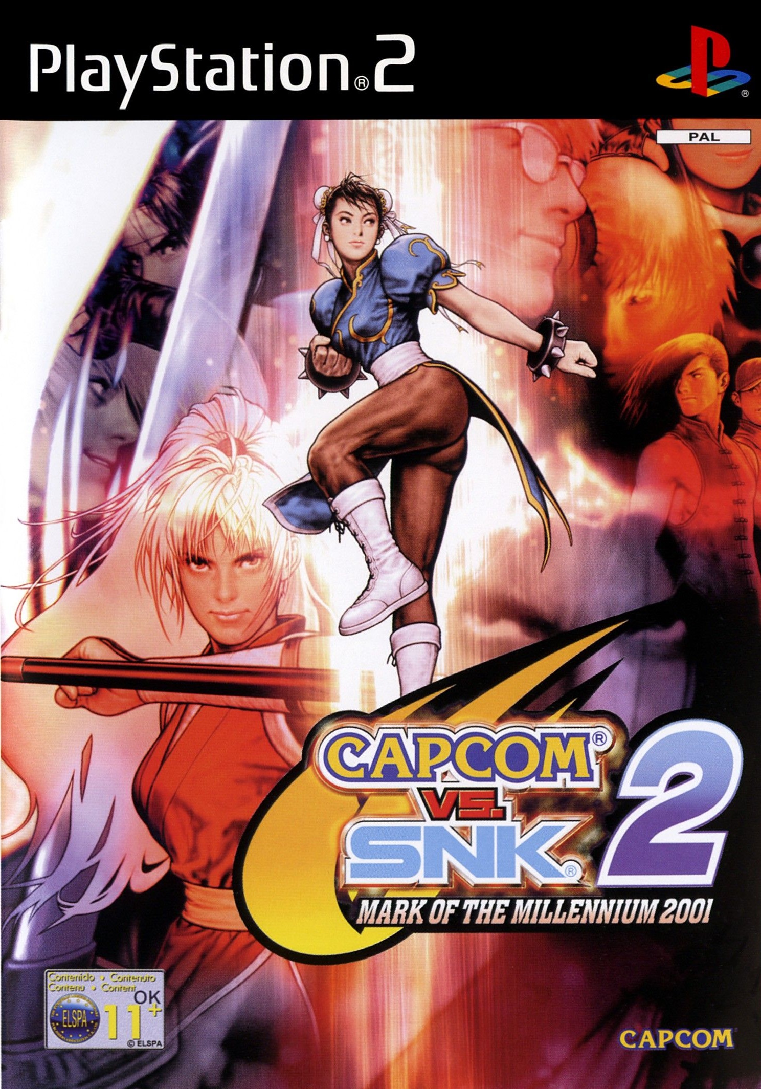 Capcom vs. SNK 2: Mark of the Millennium 2001 (PS2) (gamerip